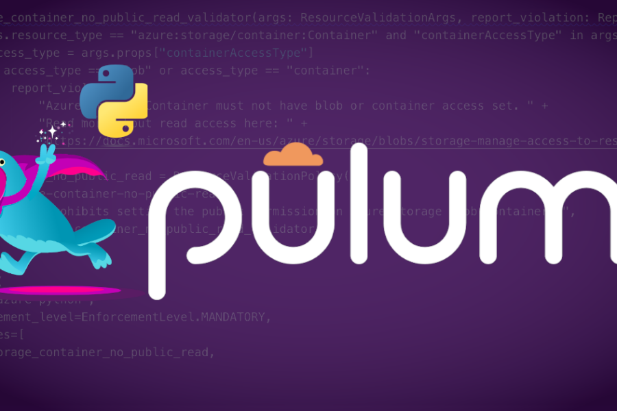 From Code to Compliance: Scaling Policies with Pulumi